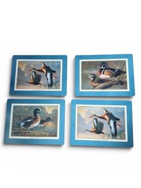 VINTAGE Pimpernel James Hautman Duck Placemats Set of 4